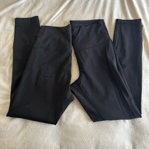 2 pairs of black 25 inch wunder trains